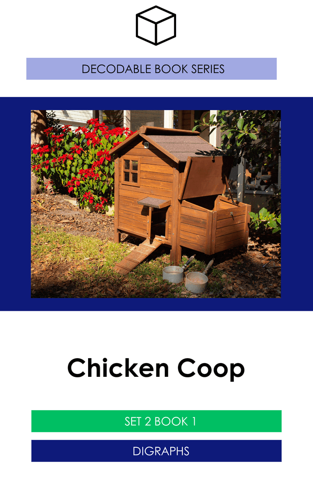 Set 2, Digraphs decodable book cover