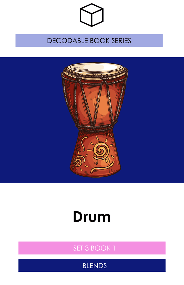 Set 3, Blends decodable book cover