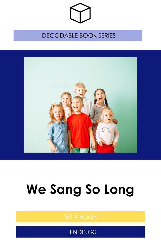 Set 4, Endings decodable book cover